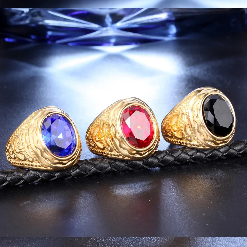 Steel Rhinestone Rings Crystal Zircon Stainless Steel Ring 250106