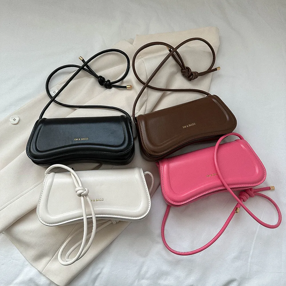 Premium Pink PU Leather Designer Handbag for Women - Spacious Interior with Detachable Shoulder Strap