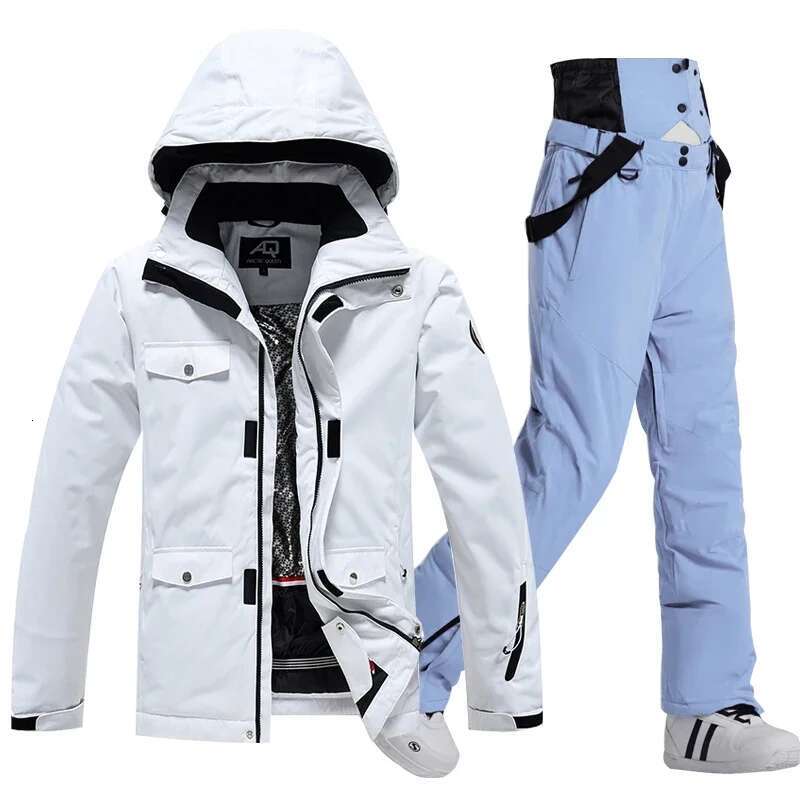 2025 High Quality Winter Suit Women Brands Ski Jacket And Pant Super Warm Windproof Waterproof Female Skiing Snowboard Clothing