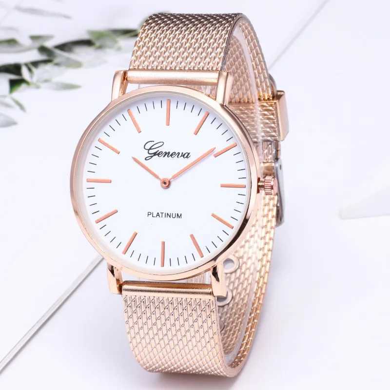 Mens Watches Fashion Casual High Quality Environmental Watchband Thin Simple Quartz Watch Student Womens Clothing Clock RetroX250107