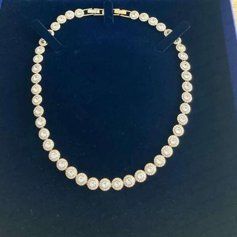 Necklaces Chokers Pendant Angelic Necklace Alloy AAA Pendants Moments Women For Fit Charms Beads Bracelets Rose Gold Jewelry 227 Annewel 5584 s