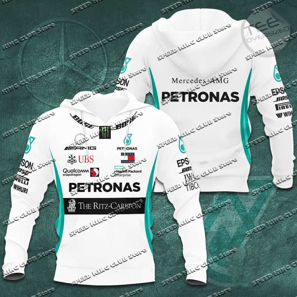 Men's Hoodies Sweatshirts Best Selling F1 Racing Hoodies Autumn Long Sleve Sportswear Bicycle Clothing Mens Sportswear German Mercedes Fashion Top T250107