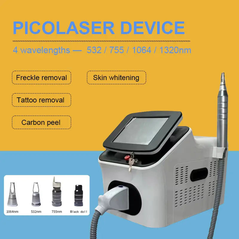 Factory price 808 diode laser hair removal 755 picosecond carbon laser hair tattoo removal beauty equipment
