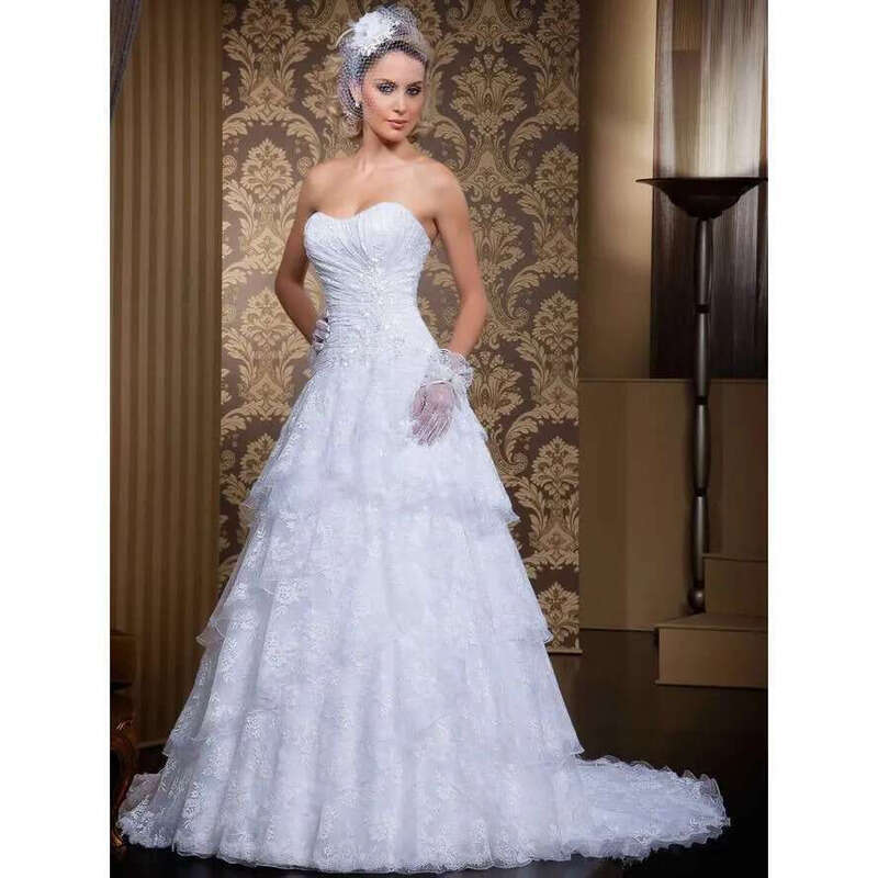 Made New Custom Style In Wedding Dress Vintage Sexy Sweetheart Vestidos De Novia Bridal Gowns With Detachable Skirt Tachable