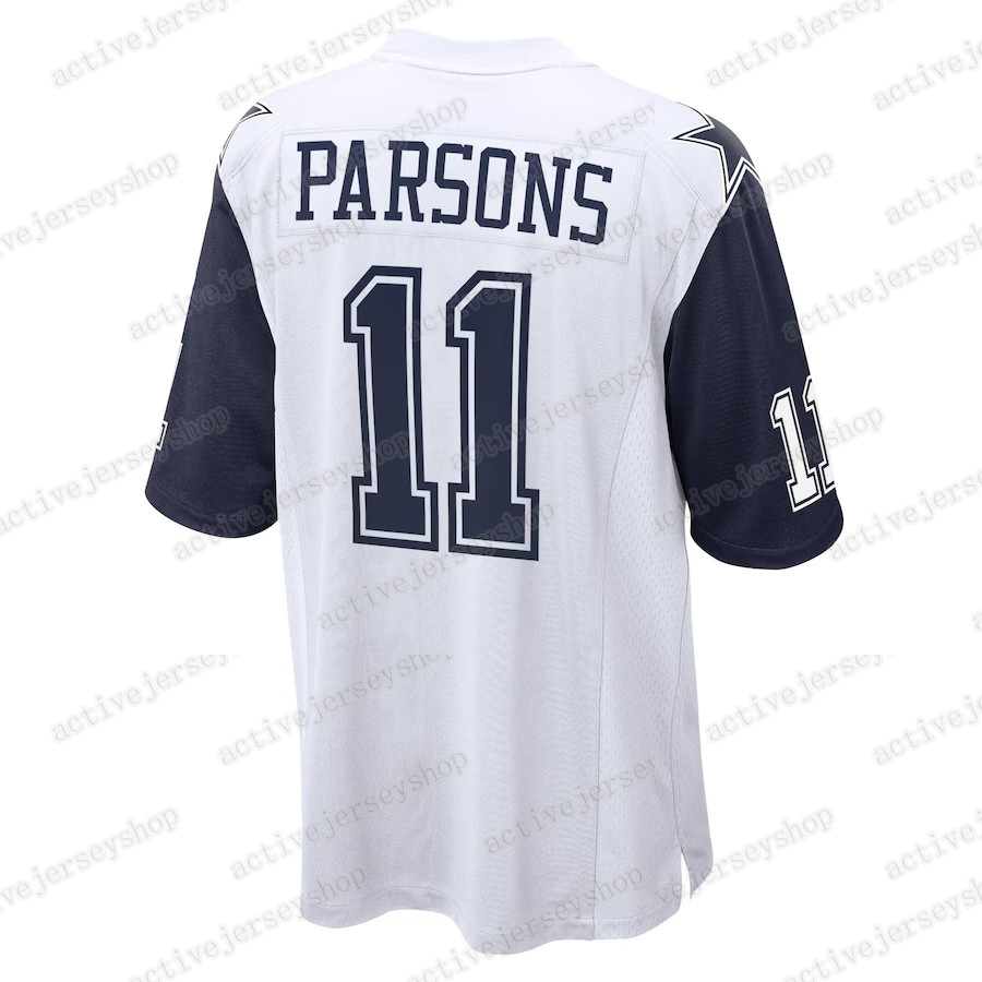 Ceedee Lamb 88 Dak Prescott 4 Trevon Diggs 7 Micah Parsons 11 Jake Ferguson 87 22 E.Smith Aubrey Personalized Customized Football Jerseys Custom Any N