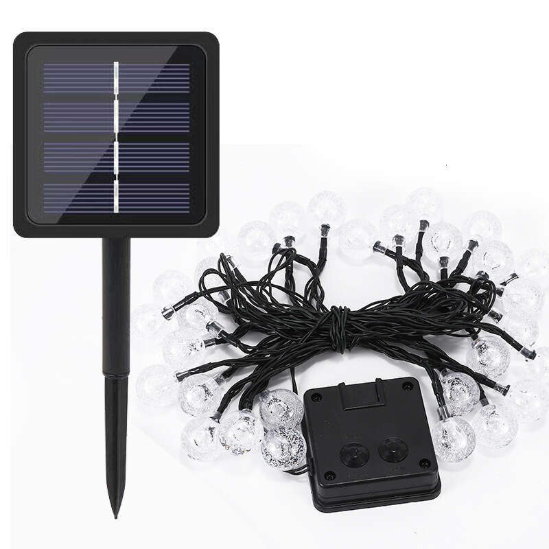 Durable Solar Bubble Ball LED String Lights for Enhanced Outdoor Ambiance