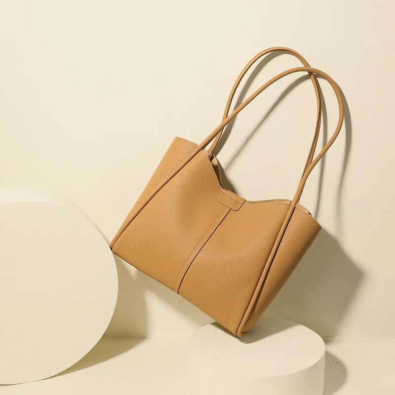 Alirattan Women New Genuine Leather Shoulder Bags 2025 Designer Fashion Lady Casual High Quality Cowhide Shopping Tote Bag