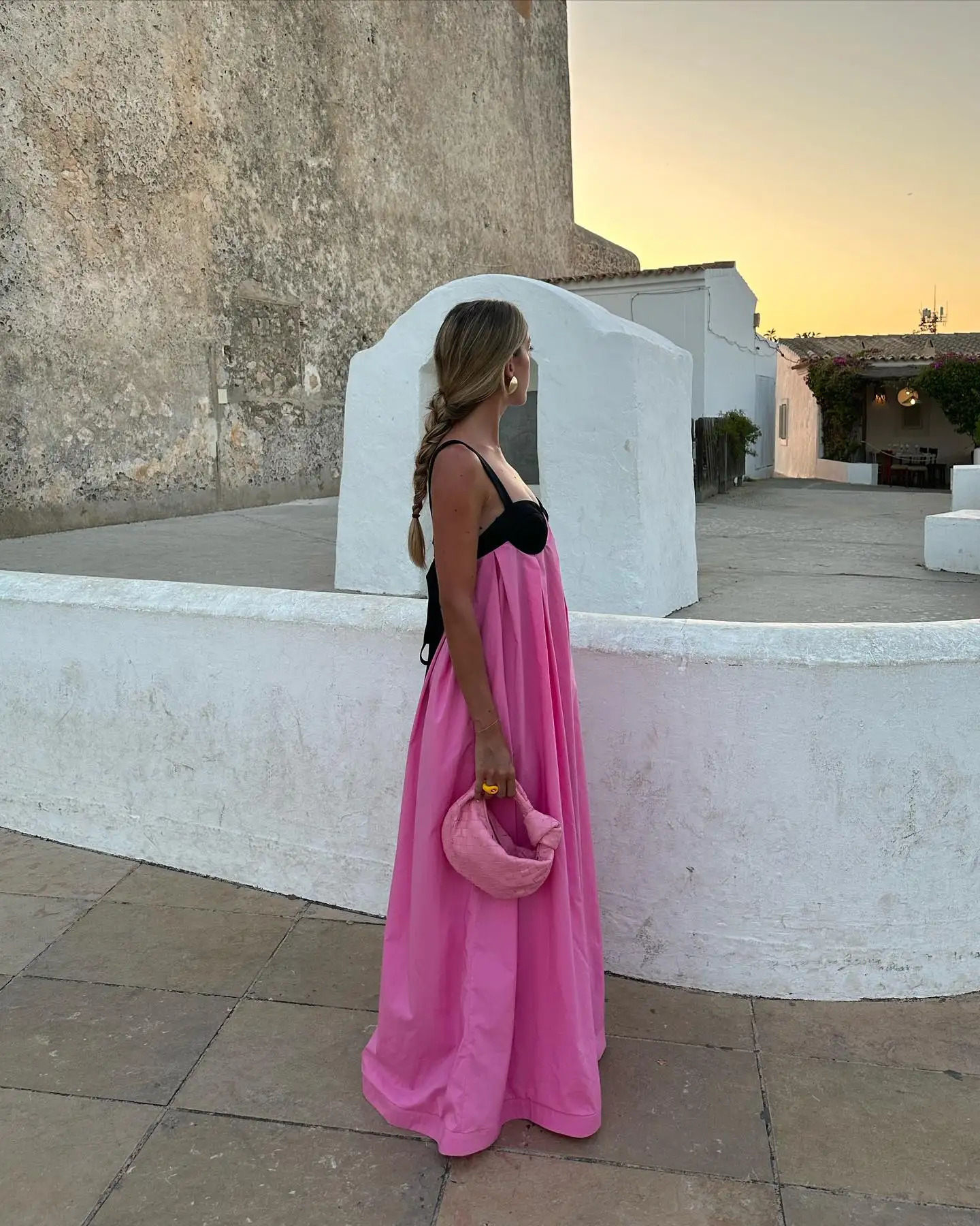 Summer Fashion Womens No Back Lace spaghetti Strap Maxi Dress Elegant Shoulder Loose Womens Holiday Beach Viscidos 250106