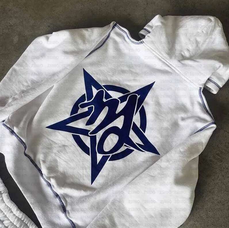 Fashion Dragon print long sleeved loose fitting unisex hoodie hooded pullover couple set