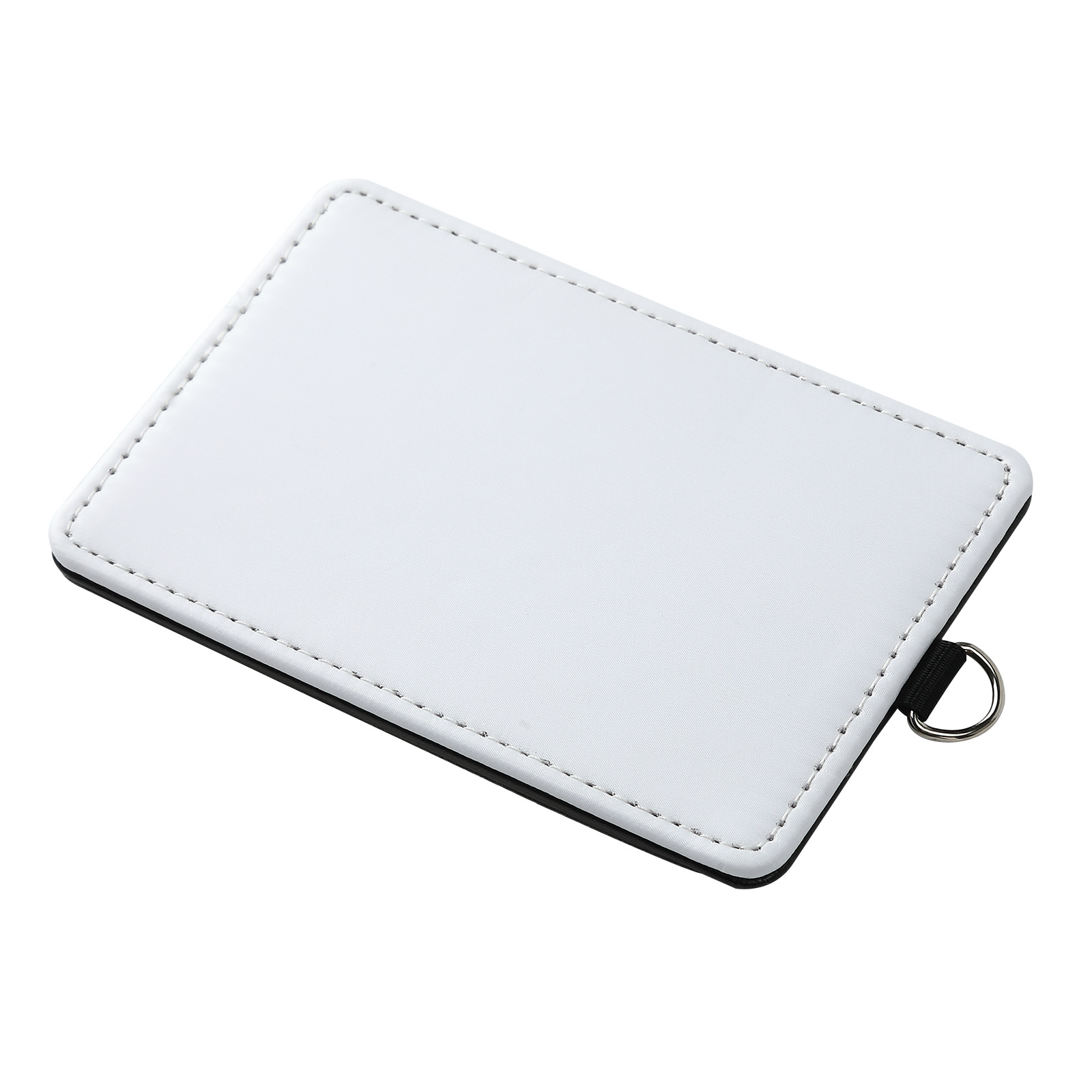 Card Holders Sublimation DIY White Blank PU Cross Employee Name ID Holder Cover Hoop LL