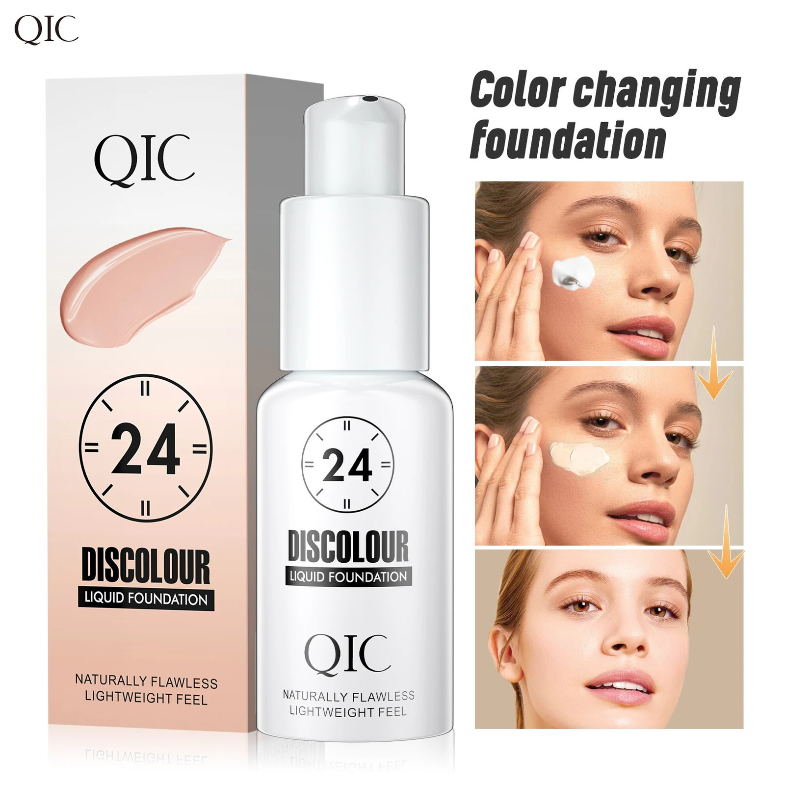 Foundation Magic Color Changing Liquid Soft Matte Long Lasting Hydrating Makeup Base 241230