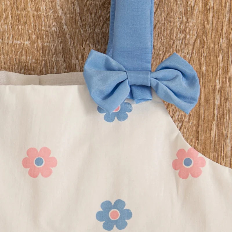 0-3 Baby Girl Dress Summer Baby Girl Flower Full Print Sleeveless Princess Dress Cotton Fashion Comfortable Strap Dress 250107