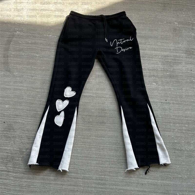 New Fashionable Loose Embroidered Letter Set Hoodie Men's and Women's Hooded Top