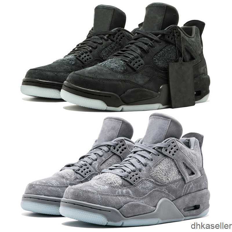 Basketball Shoes 4 Man Woman 4s Black Cool Grey Fashion Men Women Trainers Sports Sneakers Size 36-47