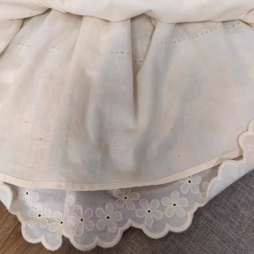 Princess Lace Floral Dress Vintage Girls Vestidos Summer Children Casual Dress Toddler Kids Party Wedding Ball Gown Baby Outfit 250107