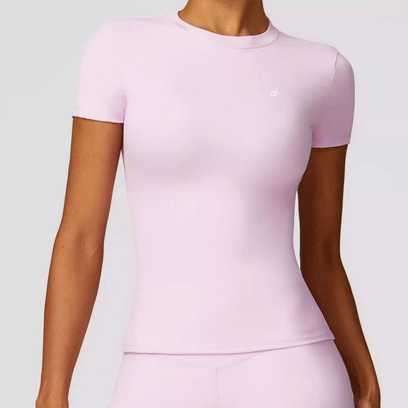 Women's T-Shirt Active Shirts Sports T-shirt Womens Gym Ts Cotton Short Slves Fashion Women Breathable And Sweat-absorbing Oversized Tops H25215