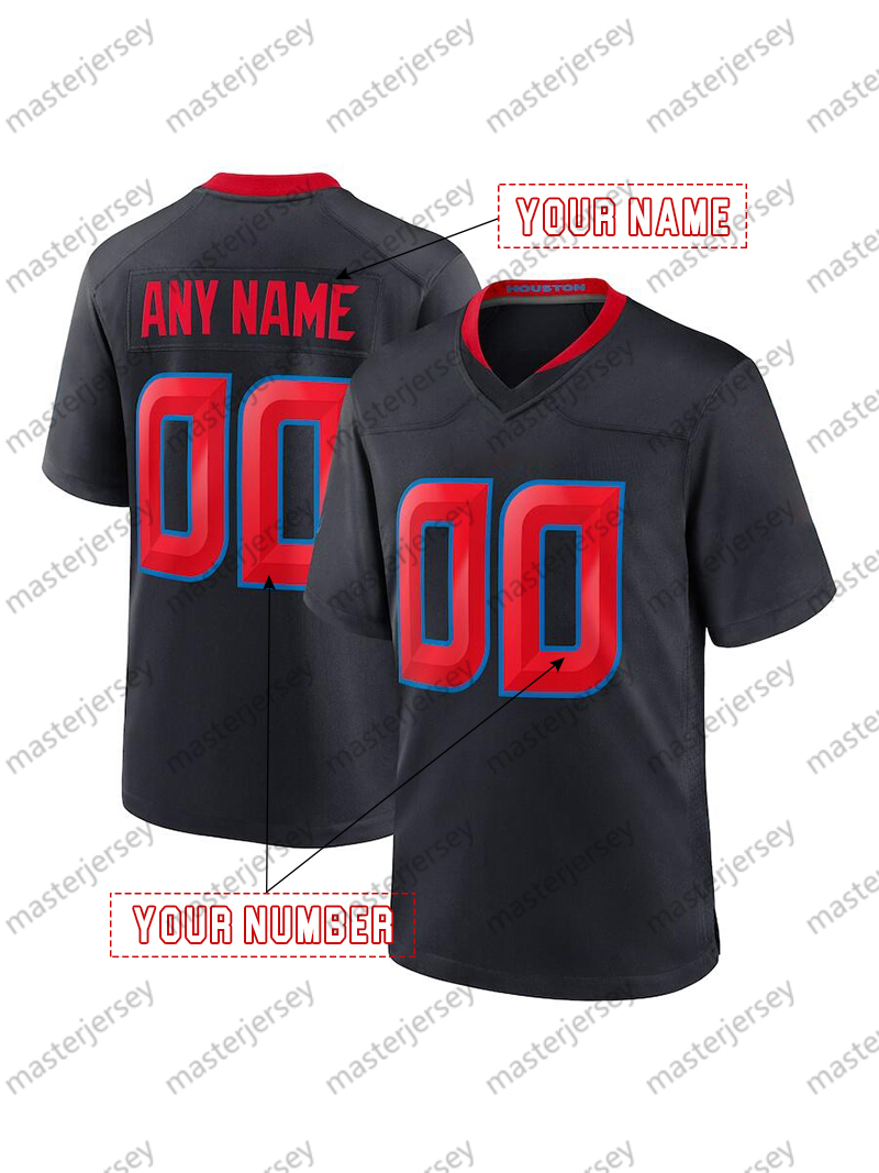 Custom Football Jersey Stroud Collins Anderson Jr. Dell Jerseys Any Name Number Mens Womens Youth Sweatshirt - Embroidered