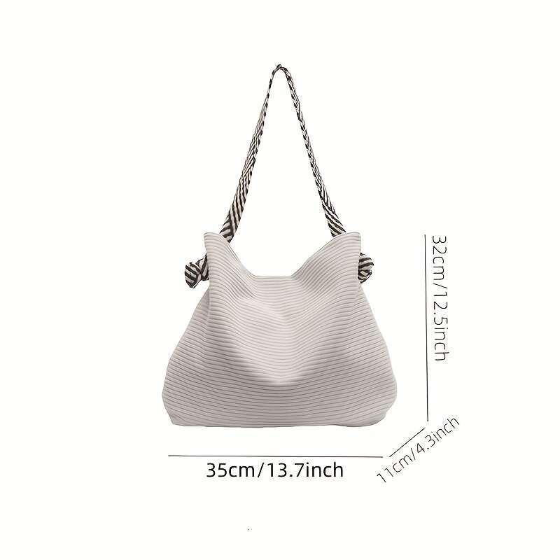 A Versatile Stylish Corduroy Tote Women, Suitable for Casual Outings, Commuting, Shopping. This High-Quality Bag Can Be Used in Various Scenarios, Inc