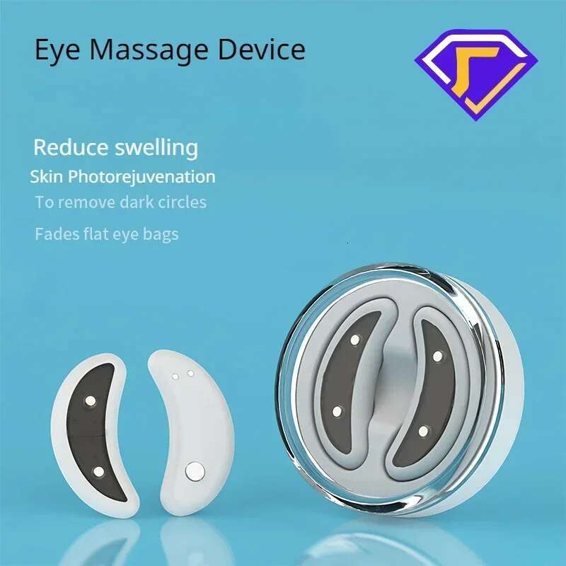 EMS Eye Relax Massager Electric Eyes Pads MicroCurrent Heating Therapy Acupressure Fatigue Relienti-Wrinkle Blood Circulation