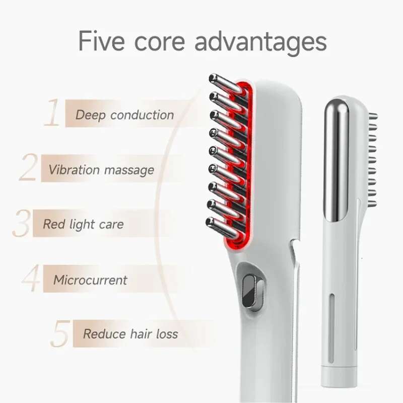 EMS Vibratory Massage Treatment Comb Scalp Massager for Hair Growth