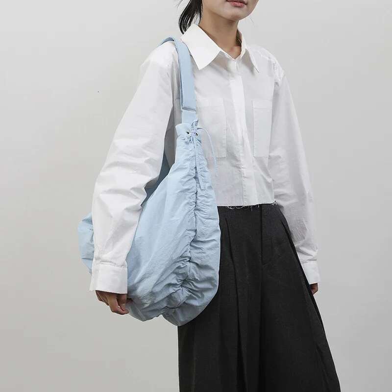 Ddmymoon Design Nylon Large Soft Shoulder Crossbody Bag for Women 2024 Winter Trend Fashion Y2K New Underarm Bags Handbags