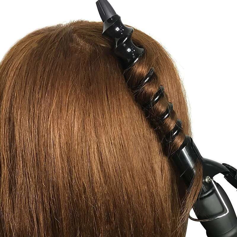 Pro Spiral Curg Iron Electric Ceramic Heating Anti-perm Magic Styg Tool Hair Curler Roller Wand Curl Styler