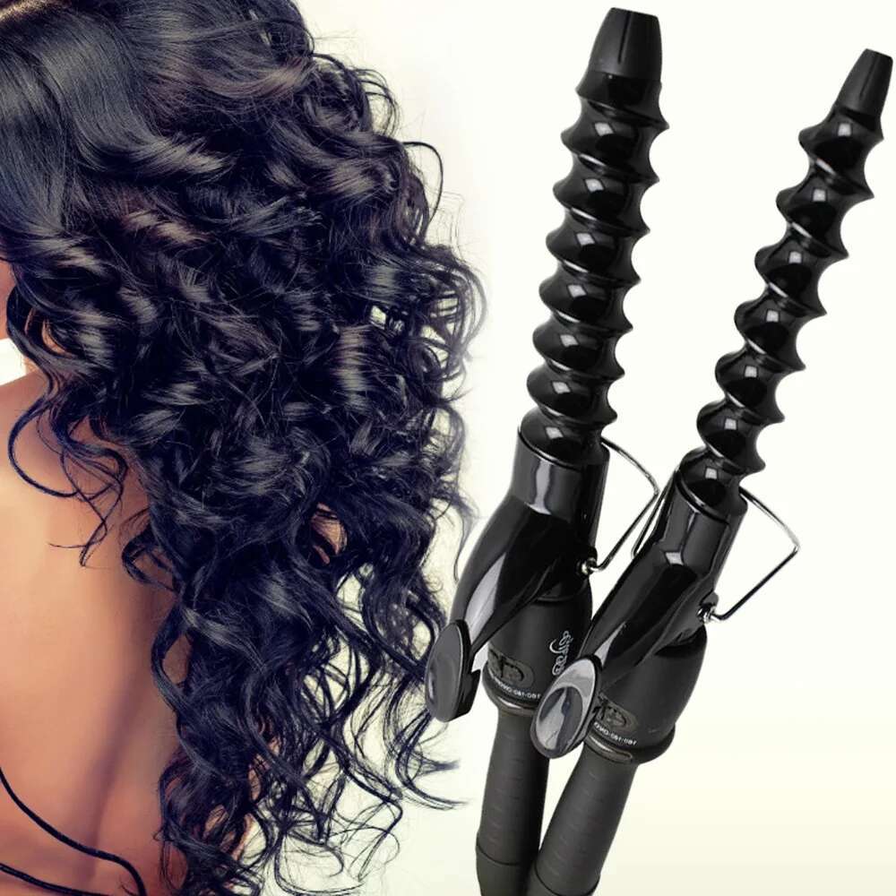 Pro Spiral Curg Iron Electric Ceramic Heating Anti-perm Magic Styg Tool Hair Curler Roller Wand Curl Styler