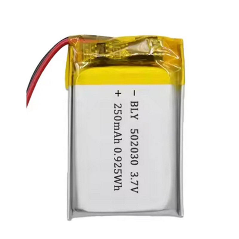 High Qulity 3.7V 250mAh 502030 Rechargeable Polymer Batteries Lipo For Toy Power Bank GPS Laptop Headset Watch