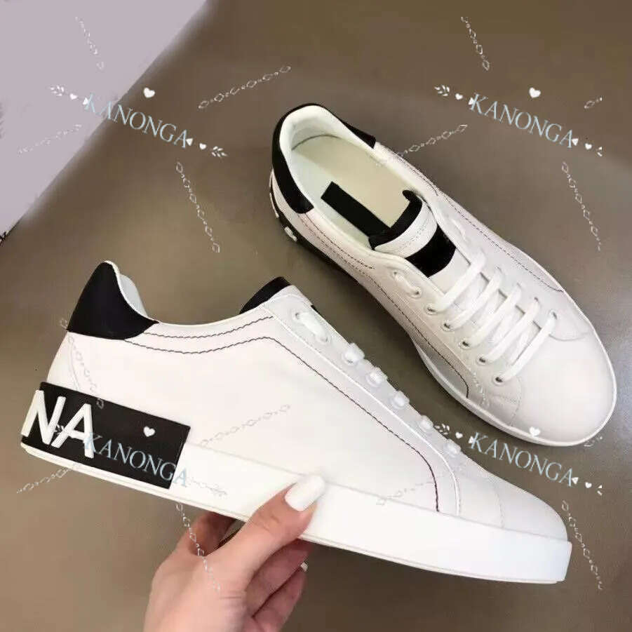 Brand Casual Designer Letter Men High Quality Women Fashion And Comfortable Calf Leather Breathable Low Top Outdoor Sports Walking Shoes