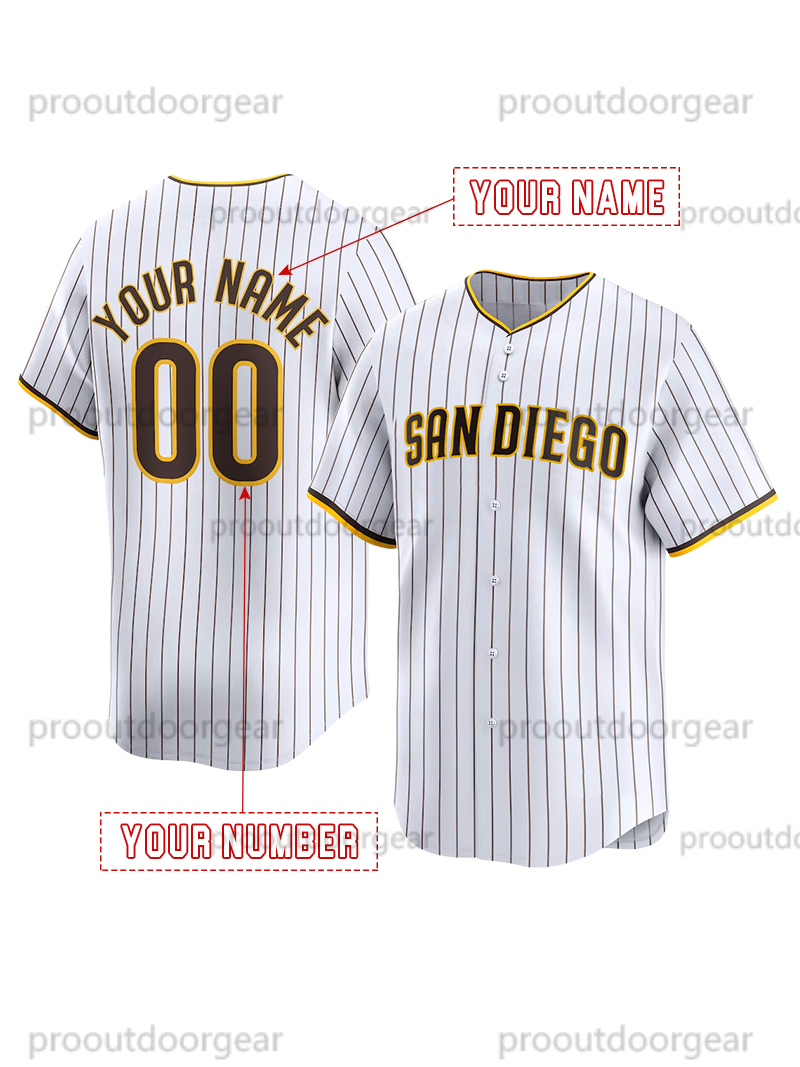 Tatis Jr. 23 Baseball Jersey Darvish Musgrove Campusano Bogaerts Cronenworth Machado Merrill Cease Custom Baseball Jerseys Mens Womens Youth