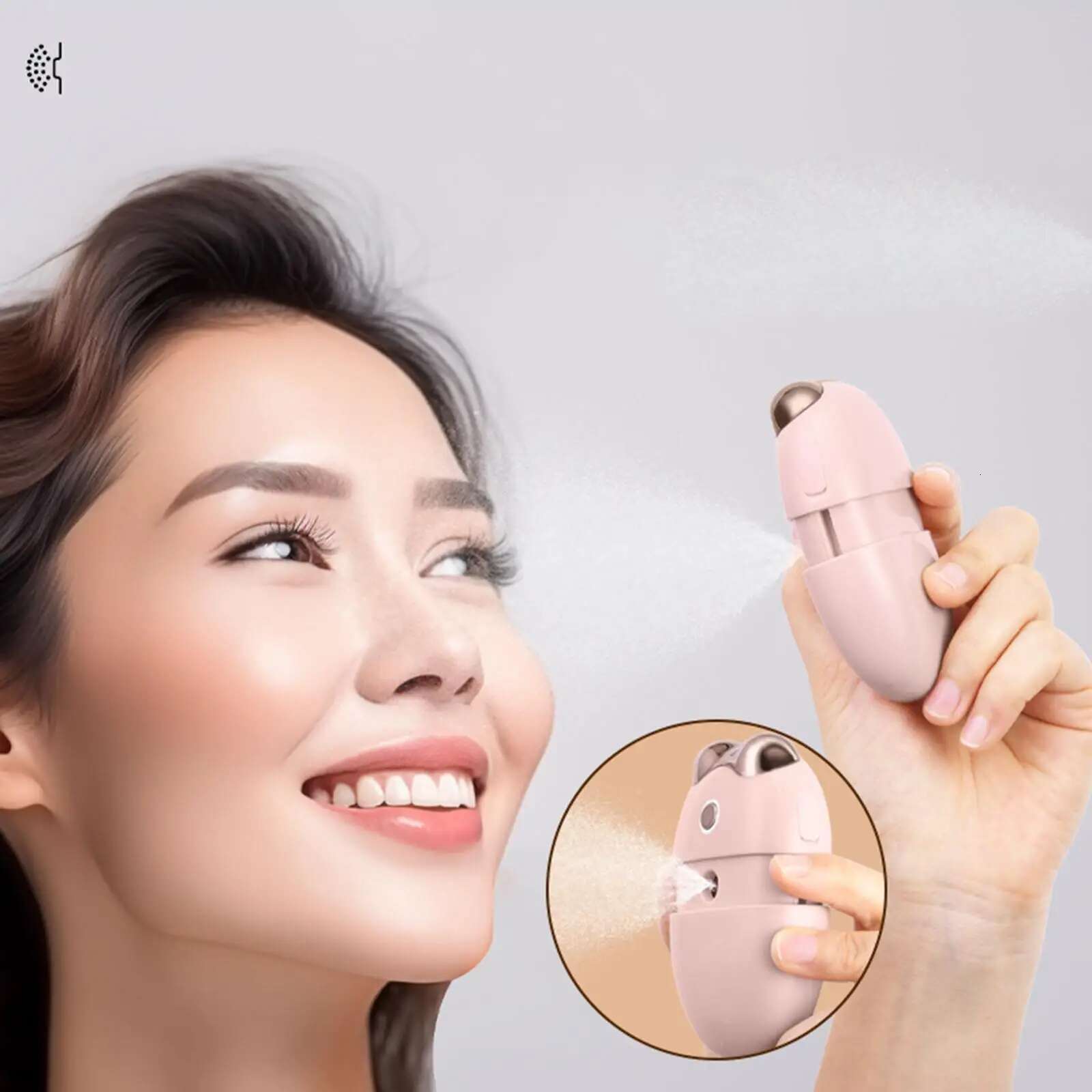 Electric Steamer Sprayer Device Moisturizing Atomizer Water Hot Compress Eyes Soothing Massage Wash Facial Steam Eye Washing