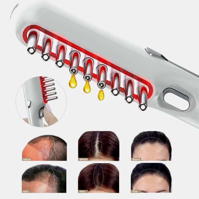 EMS Vibratory Massage Treatment Comb Scalp Massager for Hair Growth