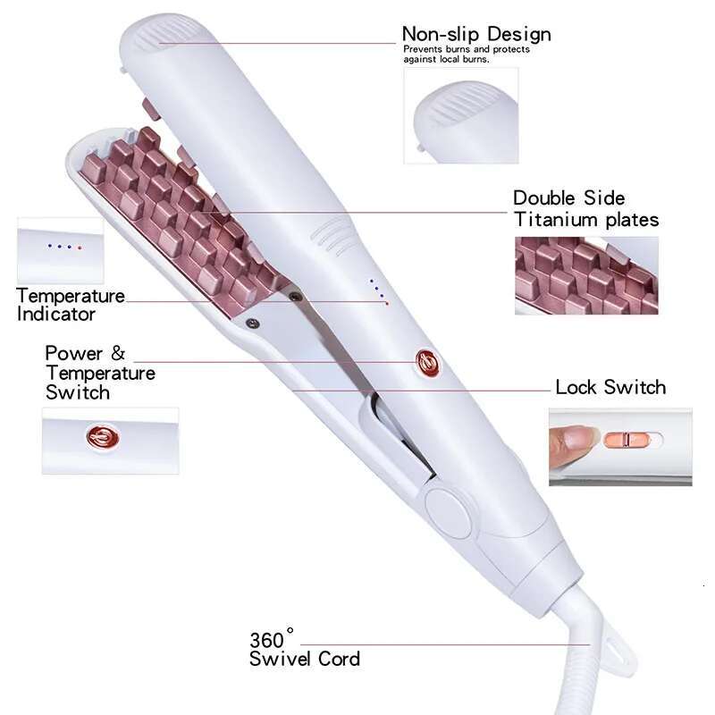 unisex electric Corn ceramic iron for curly brush Hair Styg Appliances curg hair