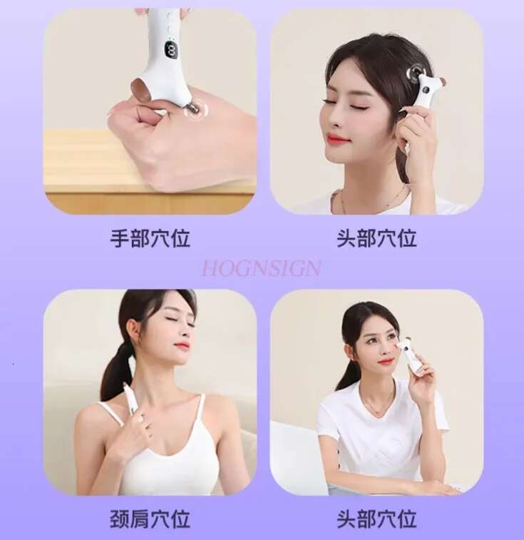 Eye massager, stick, eye beauty cream essence, hot compress, lift, remove wrinkles and fine es