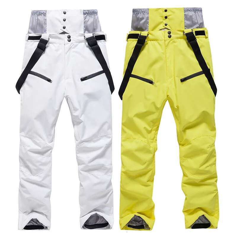 2025 Women's And Men's Ski Windproof Waterproof Snowboarding Winter Outdoor Warm Snow Sports Men Women Skiing Pants