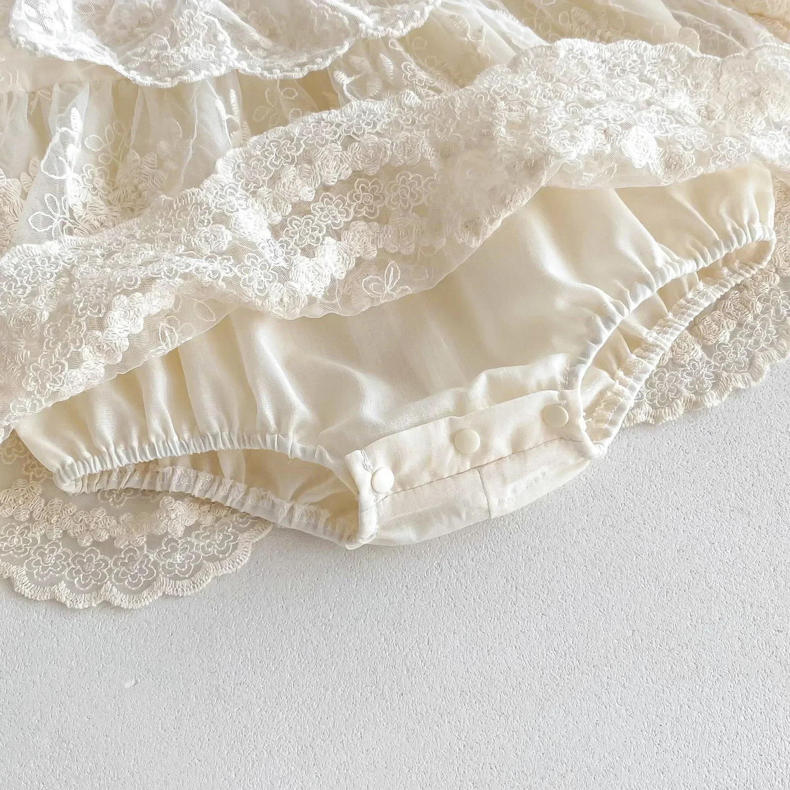 4055 Baby Clothes Bag Fart Clothes Autumn Korean Baby Girls Romper Dress Princess Climbing Clothes 250107