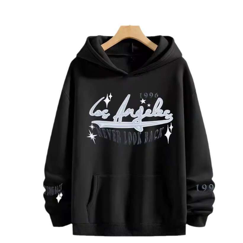 Fashion Letter Casual unisex Embroidered Hoodie Sweatshirt