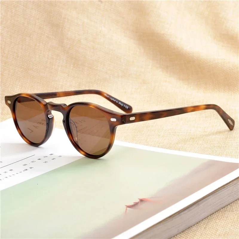 Gregor Peck er Men Women Sunglasses Vintage Polarized Sunglasses OV5186 Retro Sun glasses de sol OV 5186 250106