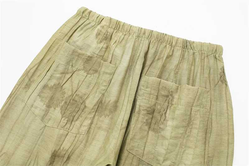 Womens Set 2024 New Fashion Spring Jacquard Loose Ladies Shirt Summer Women Pants Casual Chic Print Set for WomenXJ250106