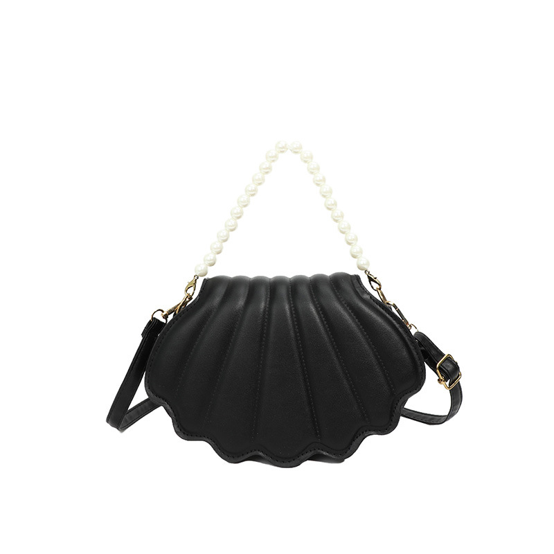 Chic Mini Shell Handbag with Adjustable Chain Straps Compact and Stylish Shoulder Accessory