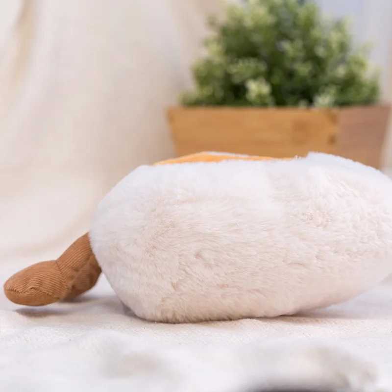 Egg stuffed toys express food bread toast series breakfast dolls interesting decorations pillows baby comfort dolls Christmas gifts W250107