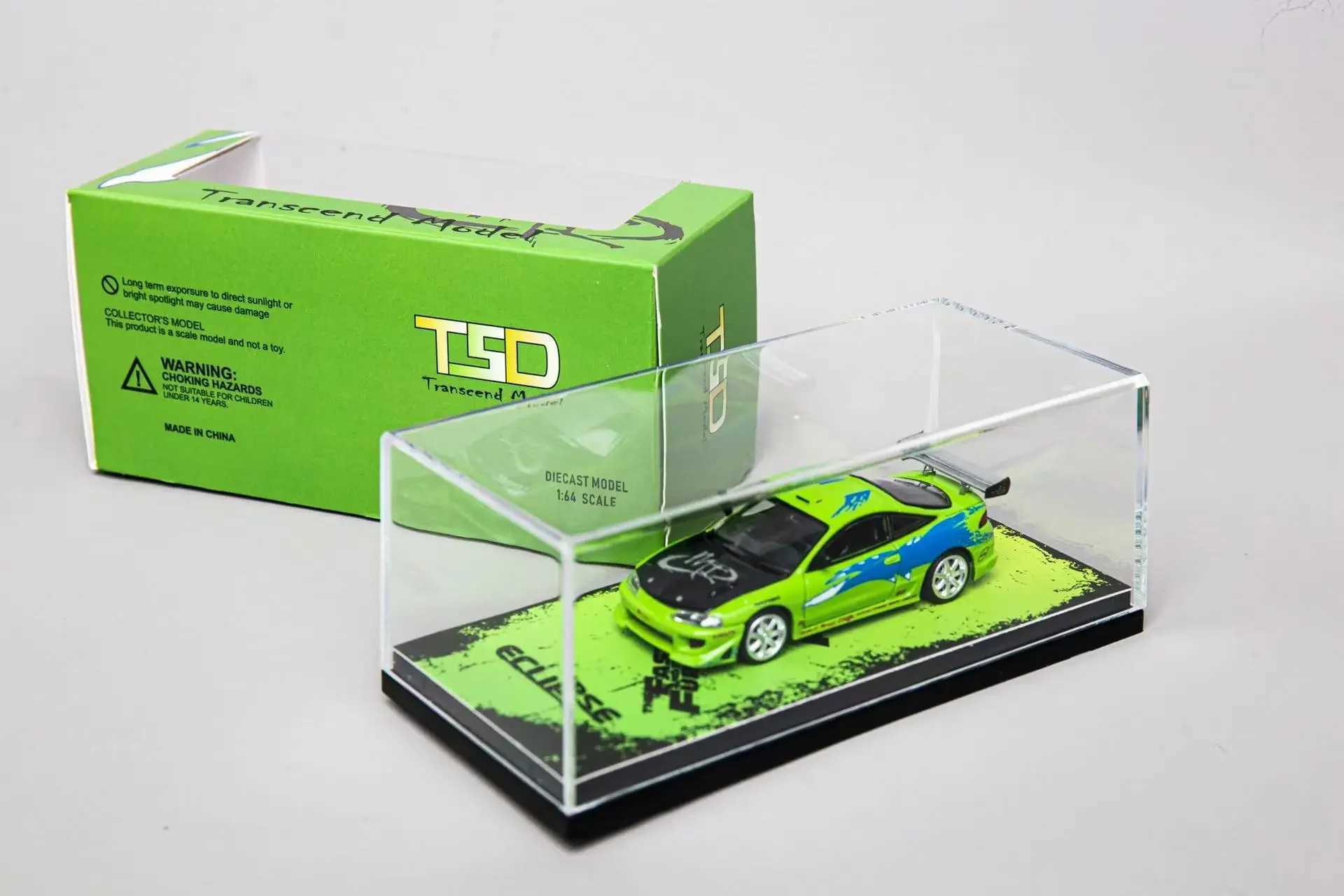 Beyond Model 1 64 Eclipse Rapid and Angry Edition Die Casting Model Car W250106