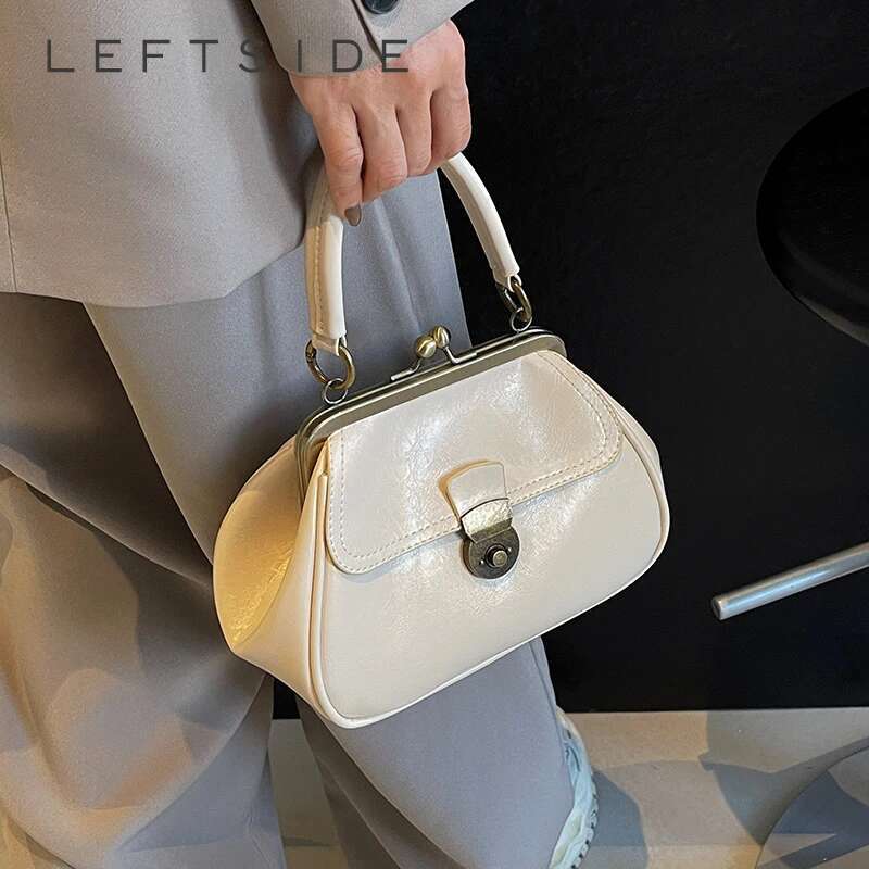 Ddmymoon Chinese Style Retro PU Leather Small Shoulder Bags for Women 2024 Females Crossbody Pinch Bag Handbags and Purses