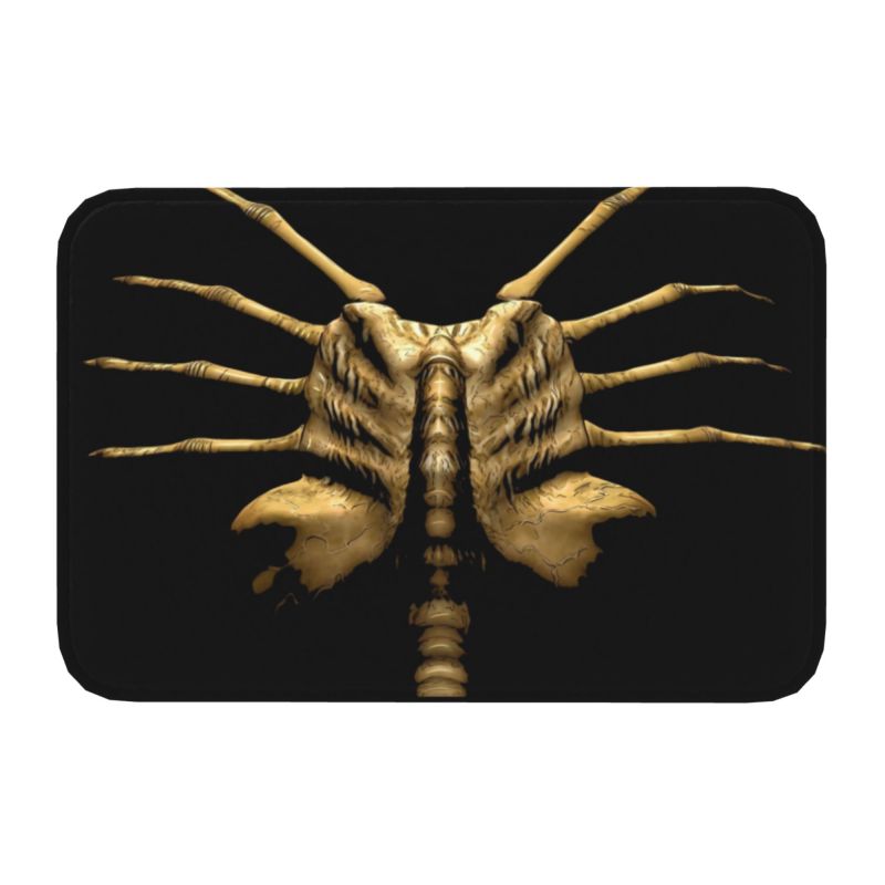 Custom Face Hugger Doormat Non-Slip Entrance Kitchen Bath Floor Door Mats Facehugger Alien Xenomorph Toilet Carpet Rug