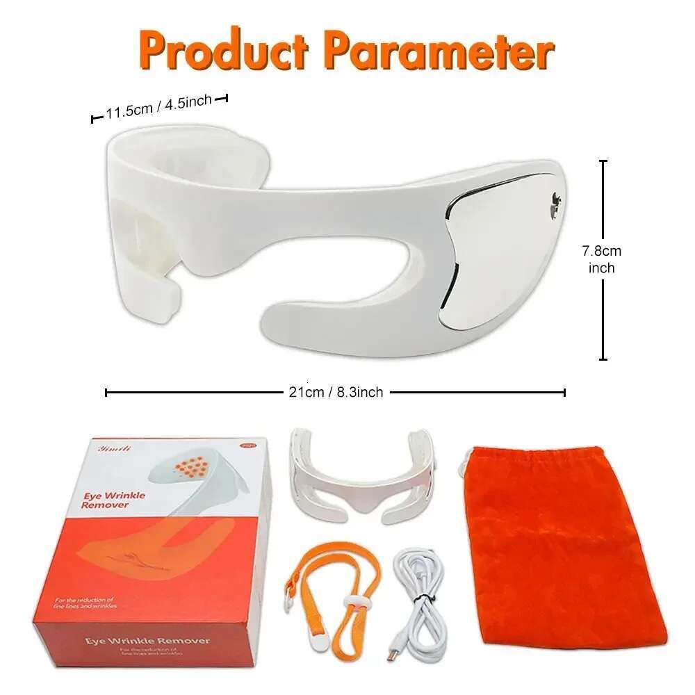 EMS Hot Compress Fatigue Relief Massager Vibration Massage Eye Relaxation Anti Wrinkle Aging Care Beauty Device