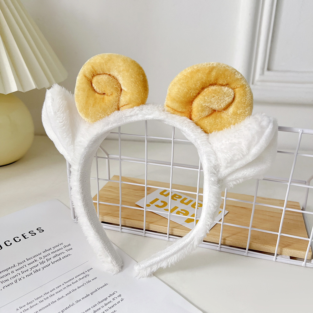 Adorable Sheep Ear Headband - Cute Korean Style Hair Accessory for Girls