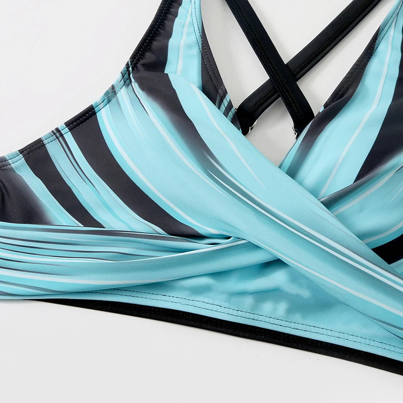 Push Up Bikinis Halter Swimsuit Women High Waist Swimwear Female Bathing Swimming Swim Suit Bathers Beachwear Ladies 250106