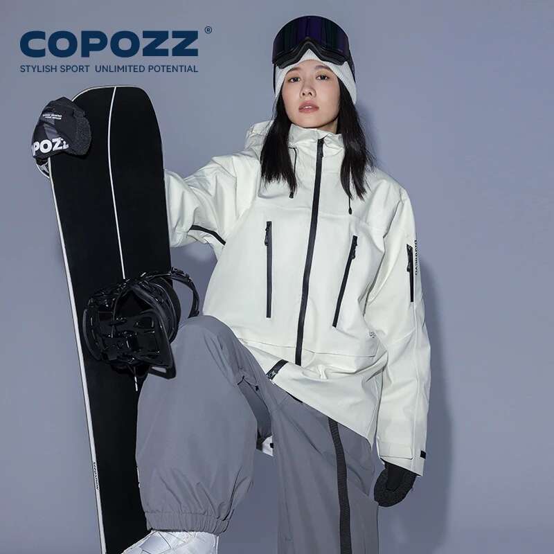 2025 Jacket Women Man Hooded Ski Wear Windproof Winter Overalls Hoodie Waterproof Outdoor Sports Clothing Snowboard
