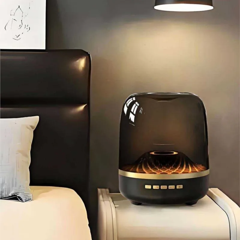 Sound Box Bluetooth Subwoofer Colorful Glass Home High Volume Wireless Computer Audience Speaker 2024