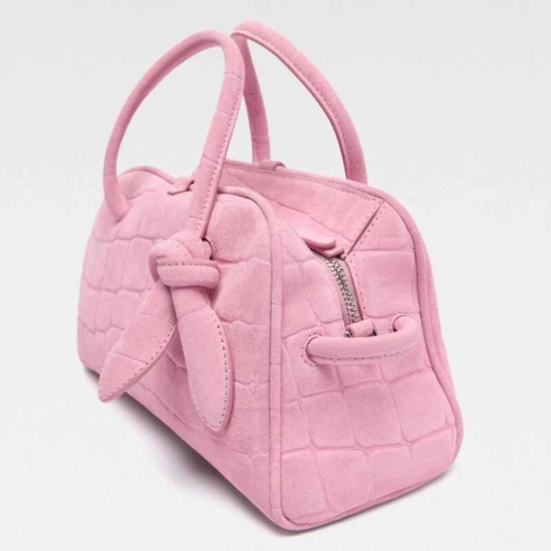 Small Soft Bowg Women High Quality Crocodile Emed Suede Designer Handbag New In Fashion Trend Crossbody Bag